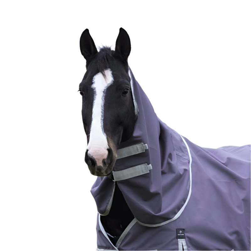 Equithème - Couvre-cou Tyrex 1200D Recyclé taupe 150g | - Ohlala