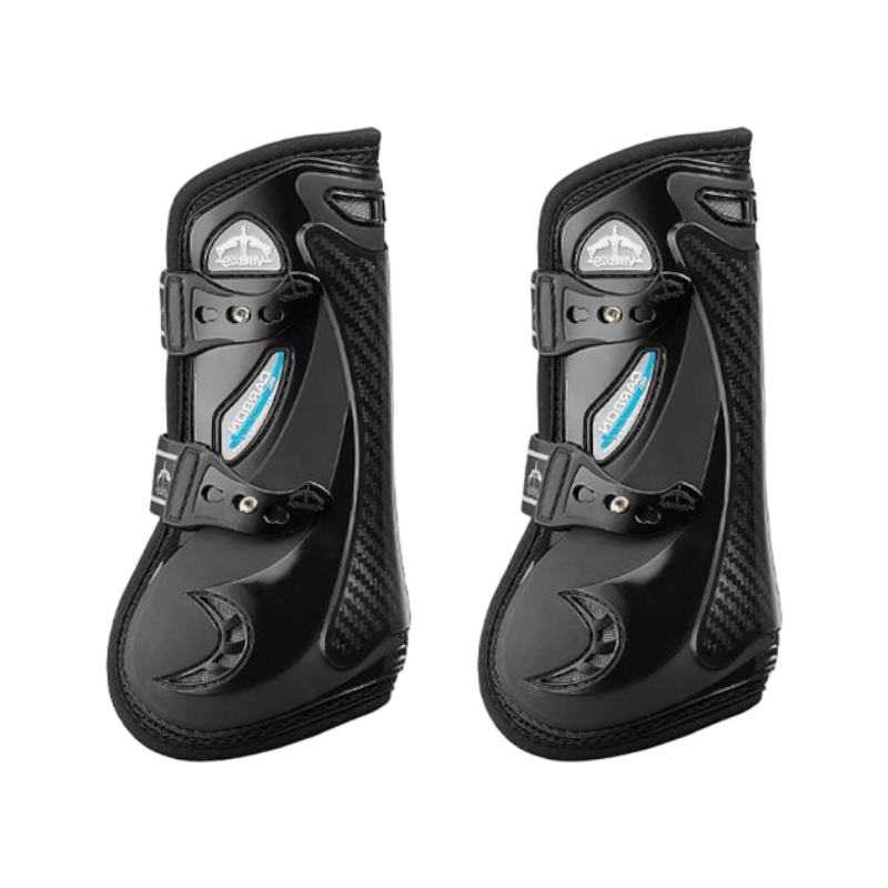 Veredus - Guêtres ouvertes Carbon Gel Vento Noir x2 | - Ohlala