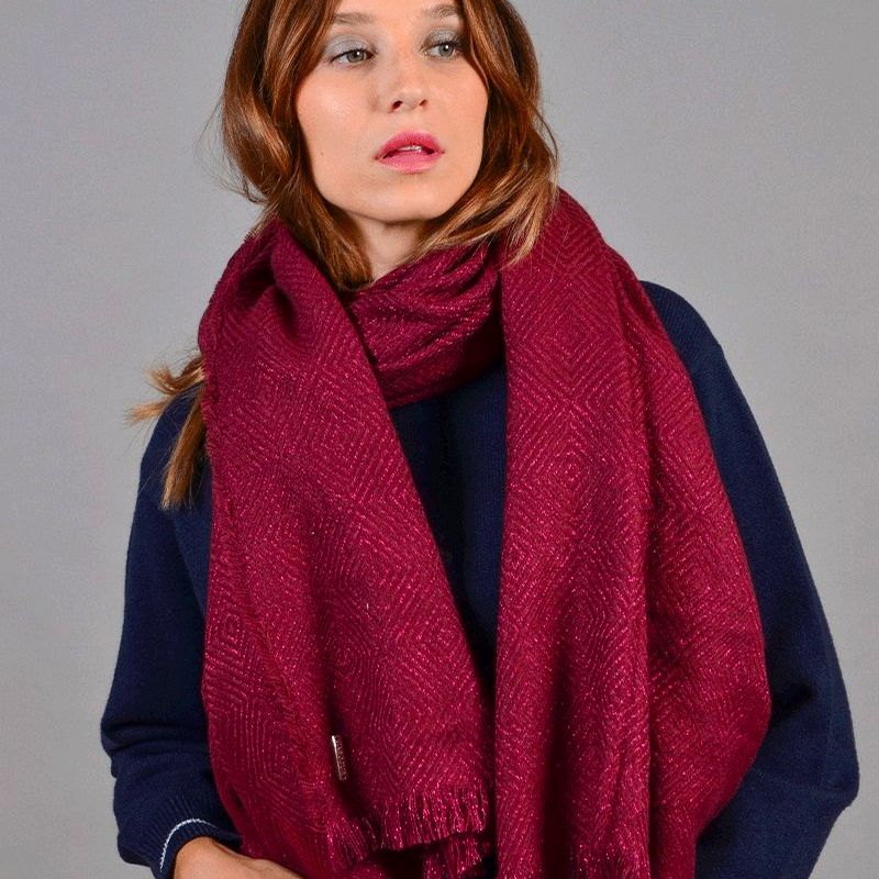 Harcour - Écharpe Scarleta violine | - Ohlala