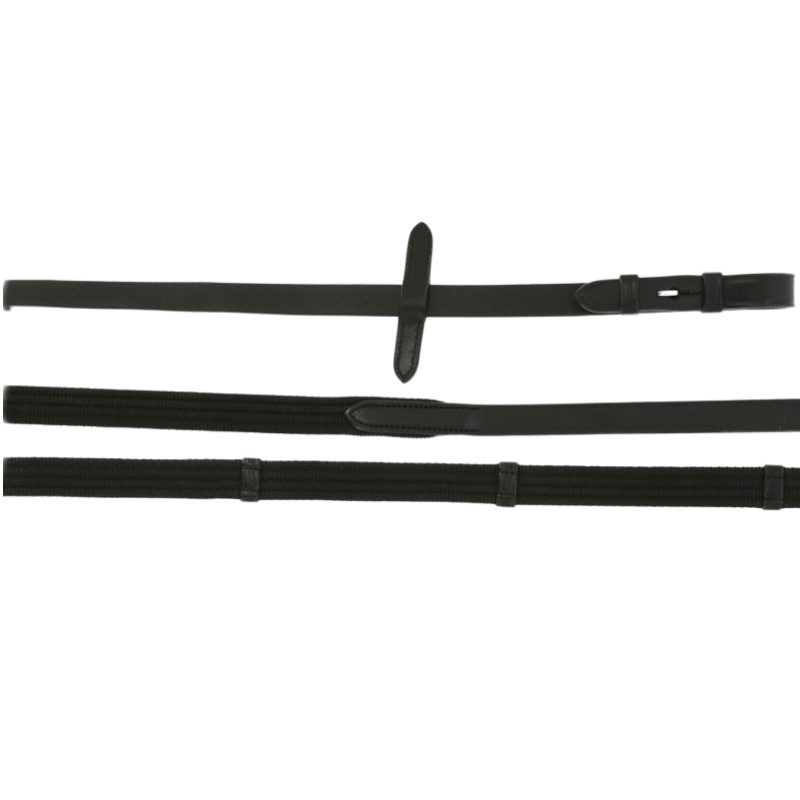Eric Thomas - Rênes sangle Elite noir | - Ohlala