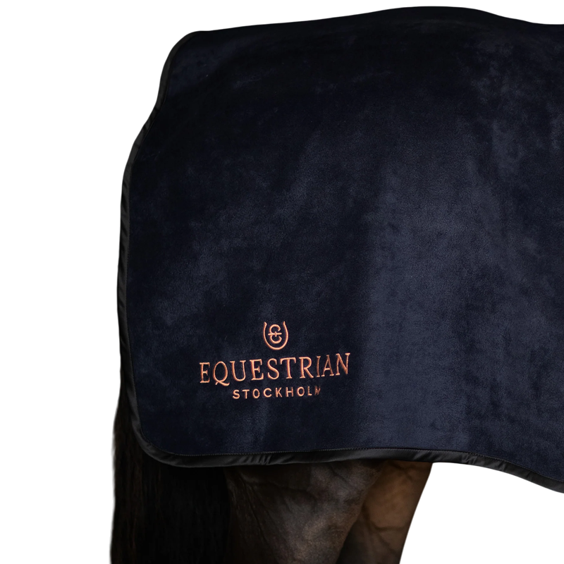 Equestrian Stockholm - Carré polaire Heavy Fleece dark ocean | - Ohlala