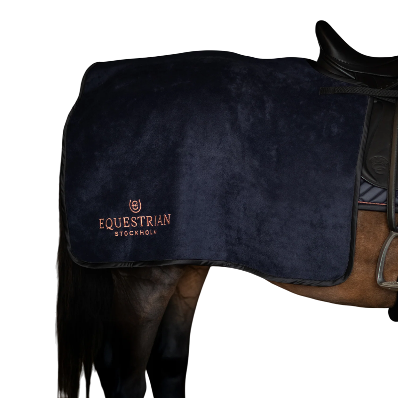 Equestrian Stockholm - Carré polaire Heavy Fleece dark ocean | - Ohlala