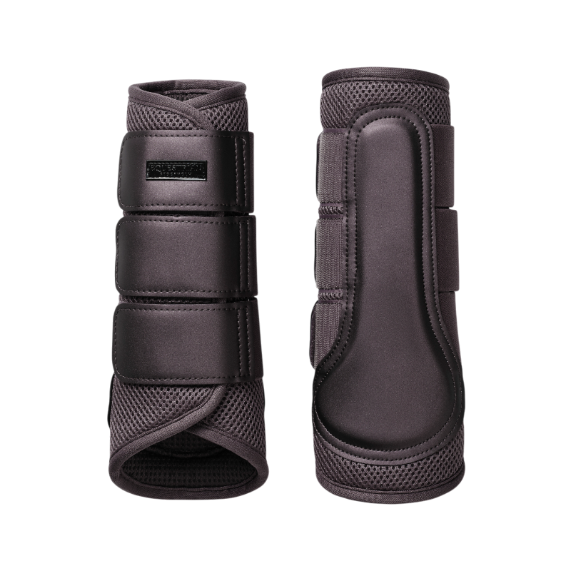 Equestrian Stockholm - Guêtres fermées Classic Mesh Dark Violet | - Ohlala