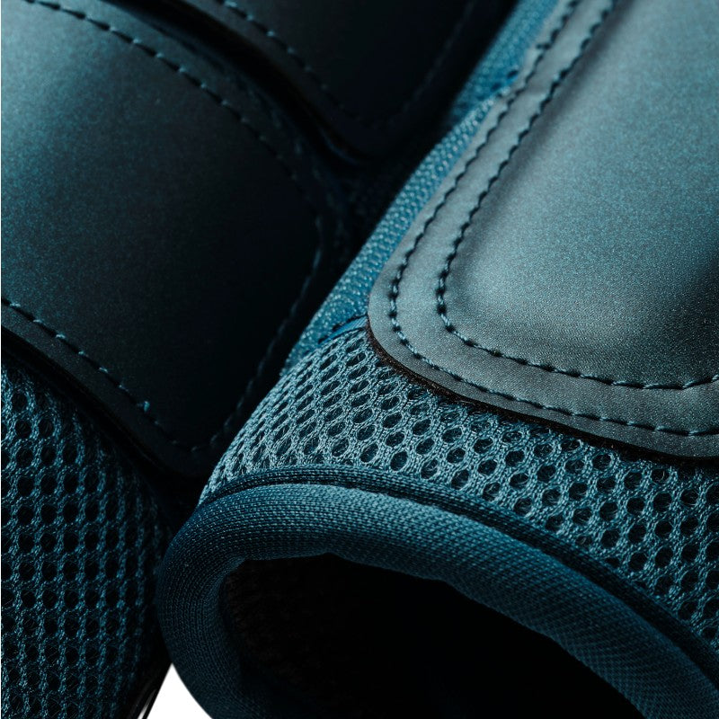 Equestrian Stockholm - Guêtres fermées Classic Mesh Teal Blue | - Ohlala