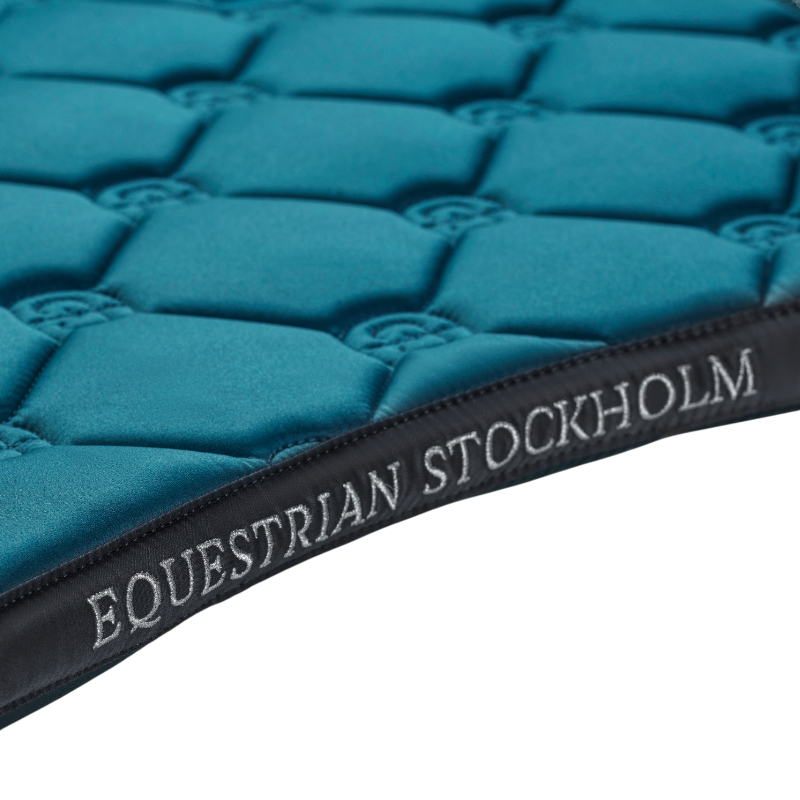 Equestrian Stockholm - Tapis de selle Teal Blue | - Ohlala