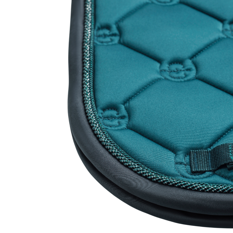 Equestrian Stockholm - Tapis de selle Teal Blue | - Ohlala