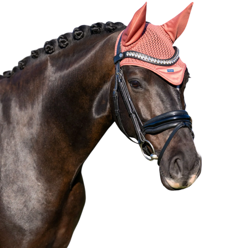 Equestrian Stockholm - Bonnet pour chevaux Modern Coral | - Ohlala