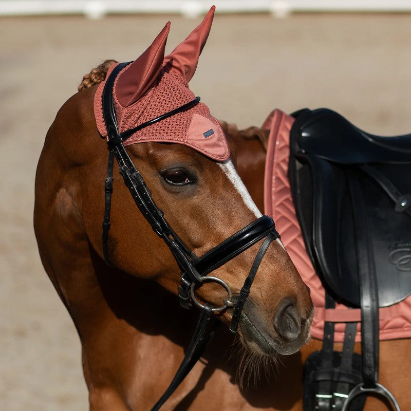 Equestrian Stockholm - Bonnet pour chevaux Modern Coral | - Ohlala