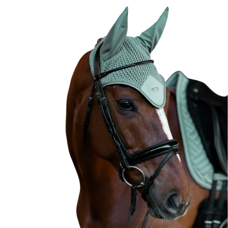 Equestrian Stockholm - Bonnet pour chevaux Modern Mint Green | - Ohlala