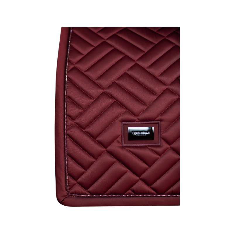 Equestrian Stockholm - Tapis de dressage Modern bordeaux | - Ohlala