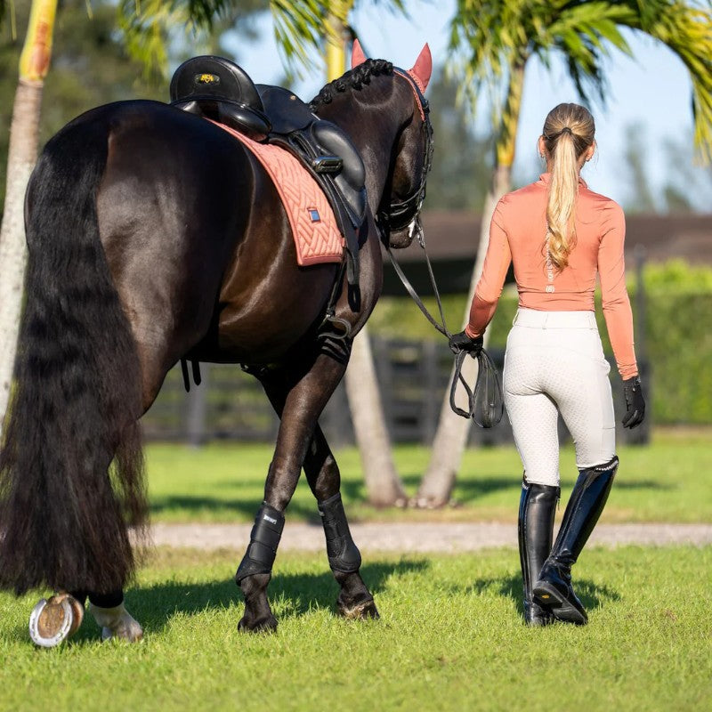 Equestrian Stockholm - Tapis de dressage Modern Coral | - Ohlala