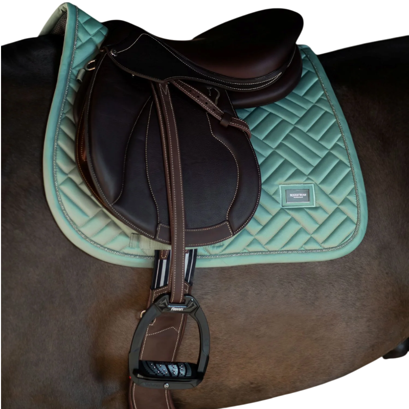 Equestrian Stockholm - Tapis de selle Modern Mint Green | - Ohlala