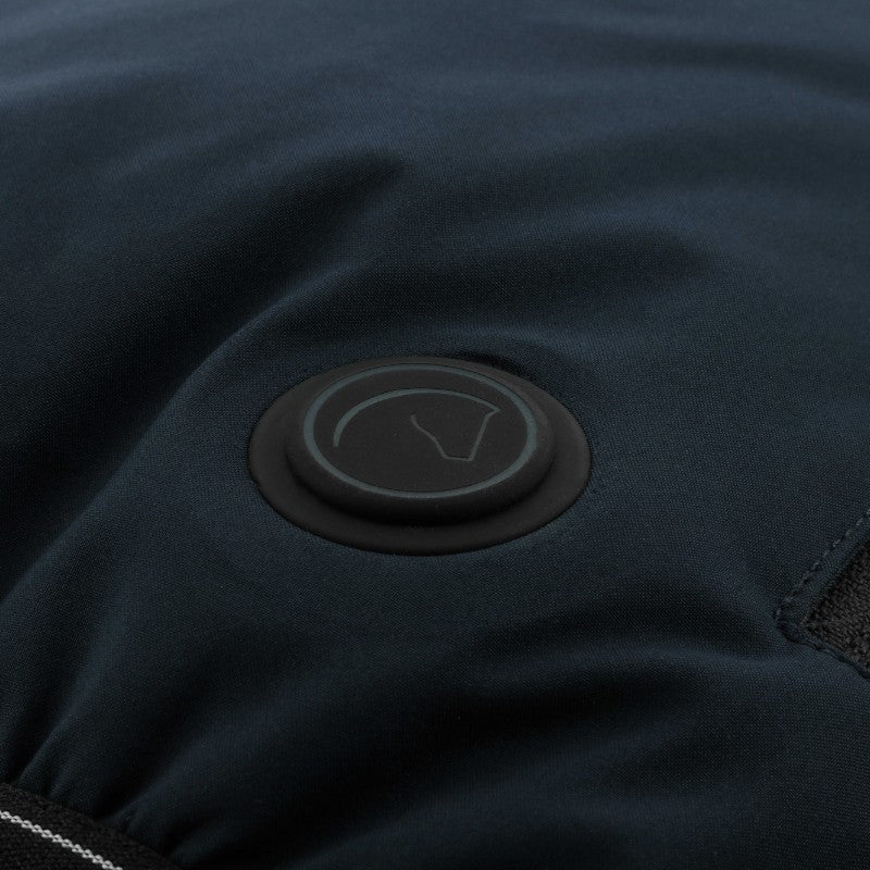 Equithème - Doudoune sans manches chauffante unisexe Sasha marine | - Ohlala