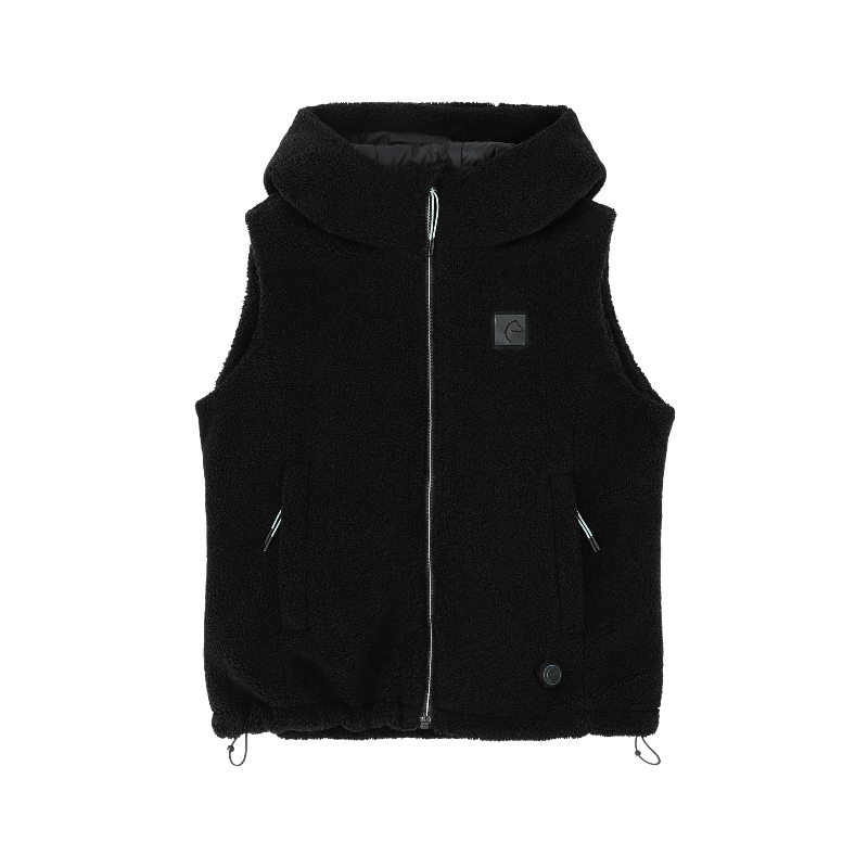 Equithème - Gilet polaire sans manches chauffant femme Valery noir | - Ohlala