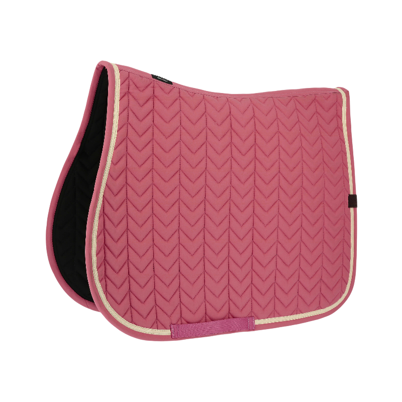 Equithème - Tapis de selle Softypop framboise | - Ohlala