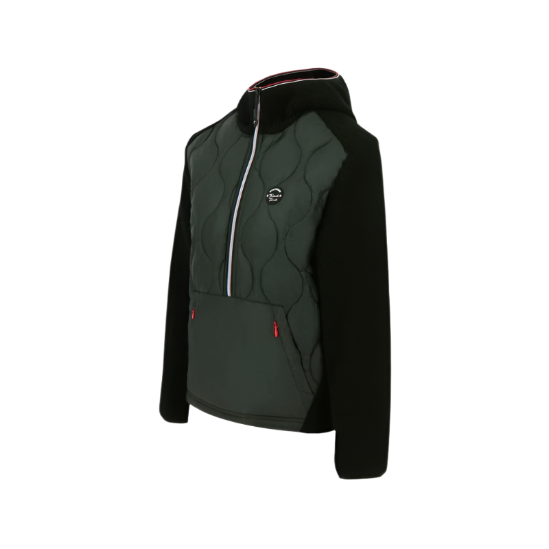 Equithème - Veste manche longue à capuche femme Celia noir | - Ohlala