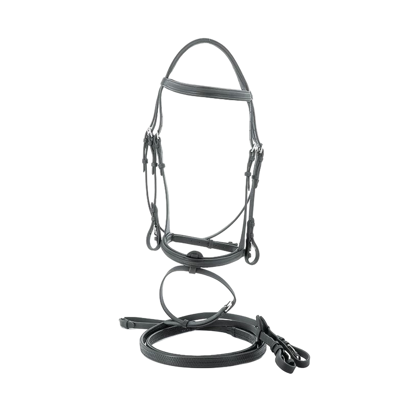 Privilege Equitation - Bridon Dinard gecombineerd met zwarte teugels