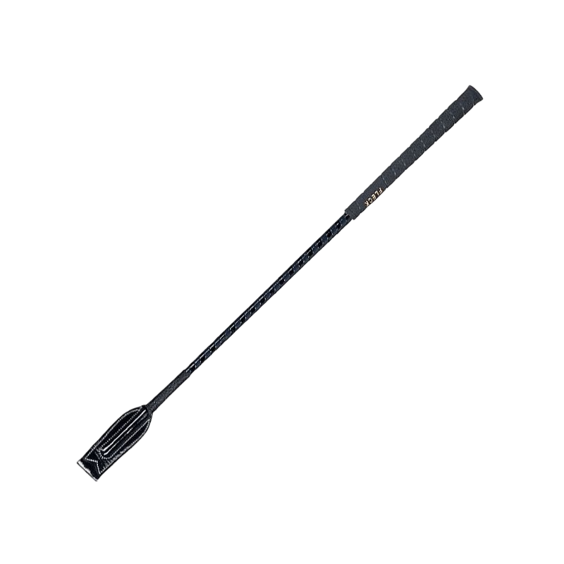 Fleck - Cravache claquette vernis noir 55 cm | - Ohlala