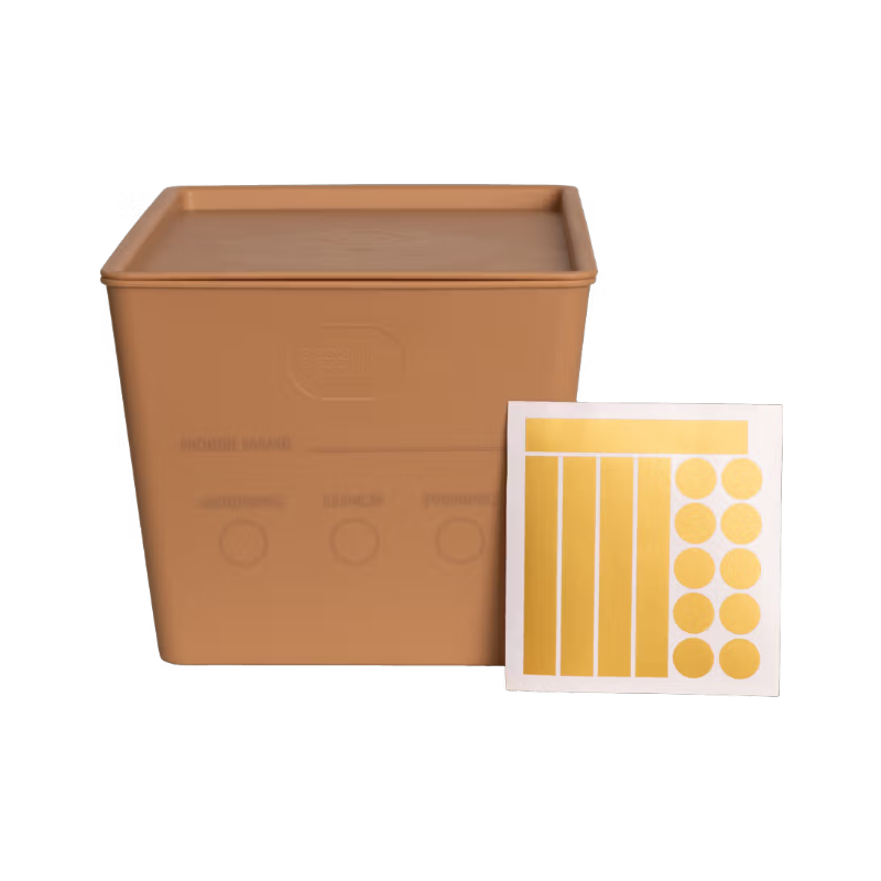 Grooming Deluxe - Boîte à nourriture avec couvercle beige | - Ohlala