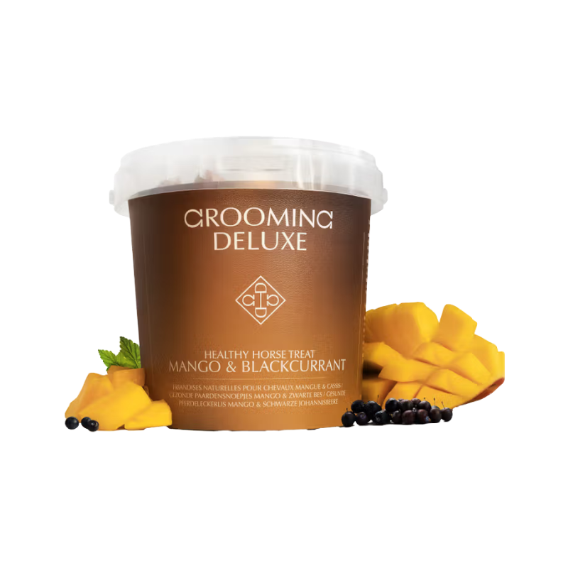 Grooming Deluxe - Friandises naturelles pour chevaux mangue/ cassis | - Ohlala