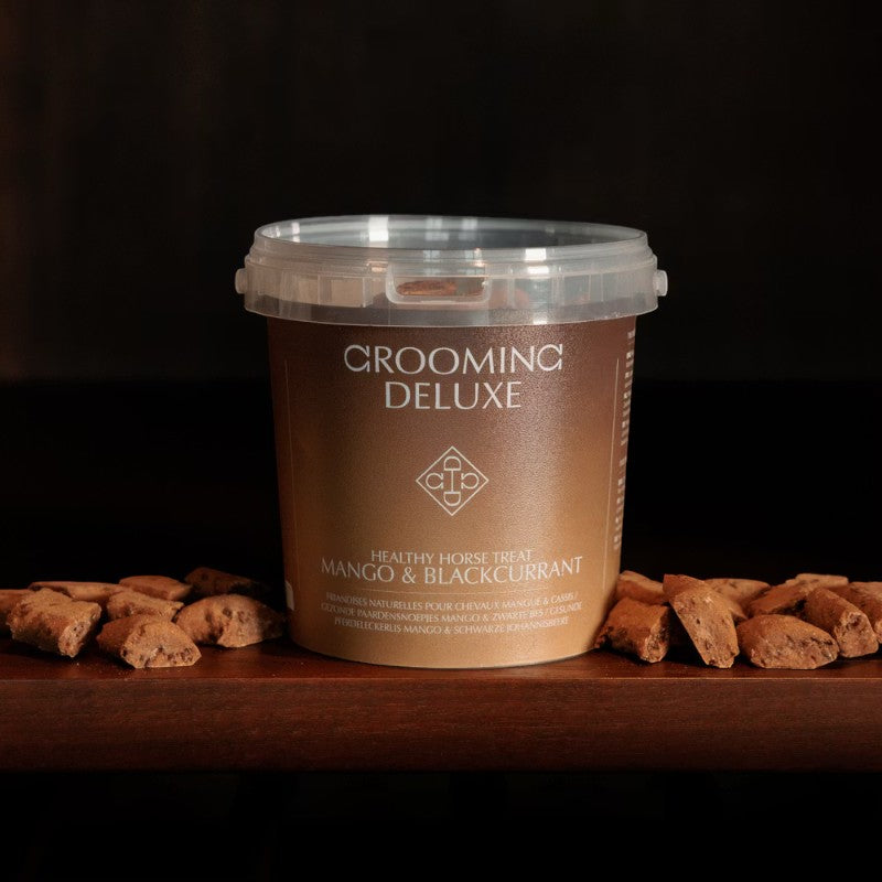 Grooming Deluxe - Friandises naturelles pour chevaux mangue/ cassis | - Ohlala
