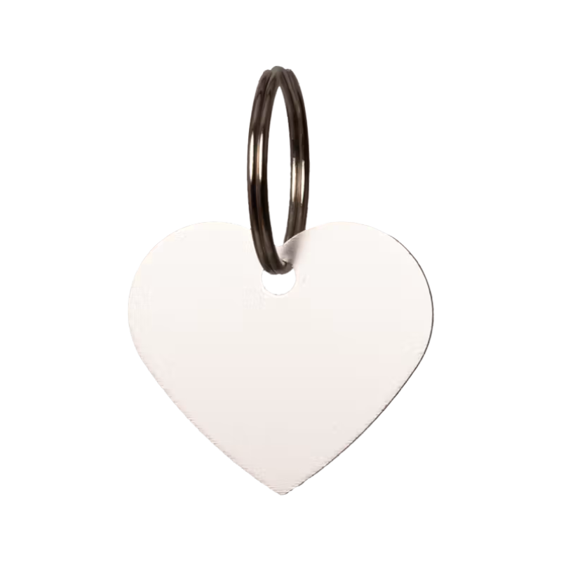 Grooming Deluxe - Médaille à graver coeur argent | - Ohlala