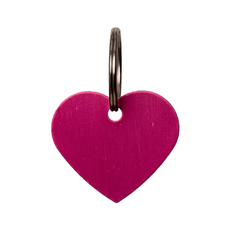 Grooming Deluxe - Médaille à graver coeur rose | - Ohlala