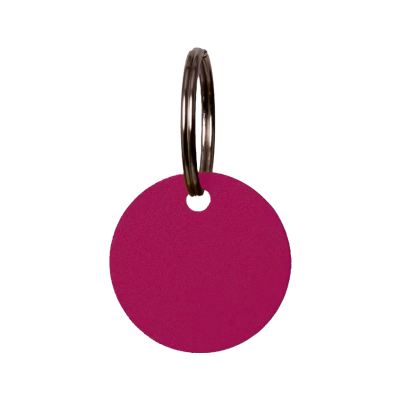 Grooming Deluxe - Médaille à graver ronde rose | - Ohlala