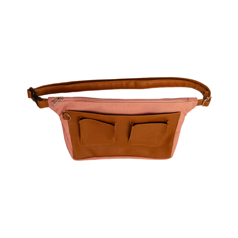 Grooming Deluxe - Sac banane Canvas vieux rose | - Ohlala