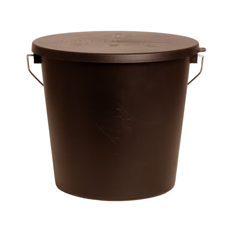 Grooming Deluxe - Seau avec couvercle marron | - Ohlala