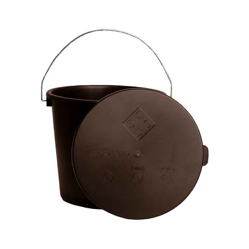 Grooming Deluxe - Seau avec couvercle marron | - Ohlala