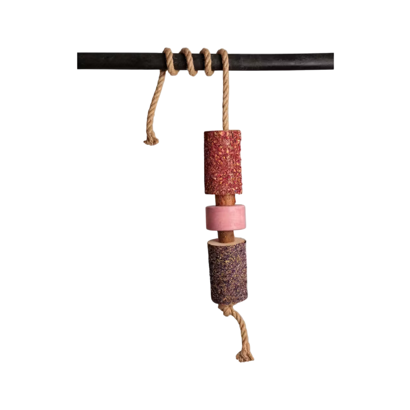 Grooming Deluxe - Jouet en bois relaxant pour cheval avec pierre à sel Sammy | - Ohlala