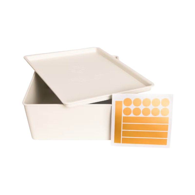 Grooming Deluxe - Boîte à nourriture avec couvercle blanc | - Ohlala