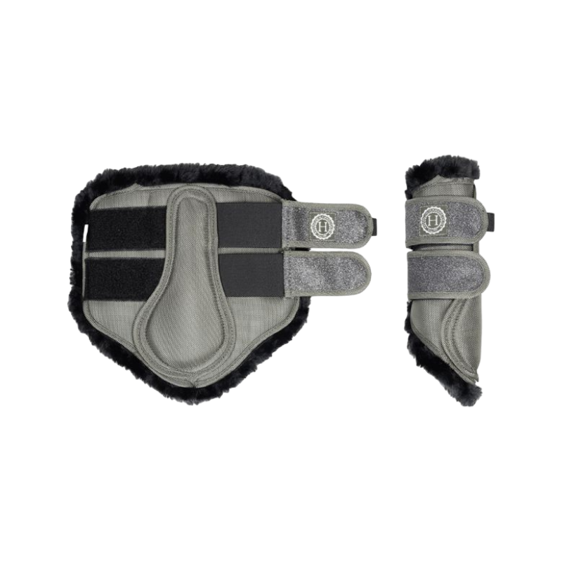 Harcour - Guêtres fourrure Cosmo vert jungle x2 | - Ohlala