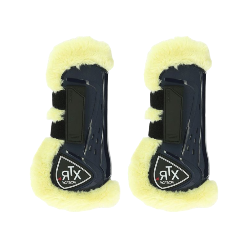 Norton - Guêtres XTR mouton synthétique marine x2 | - Ohlala