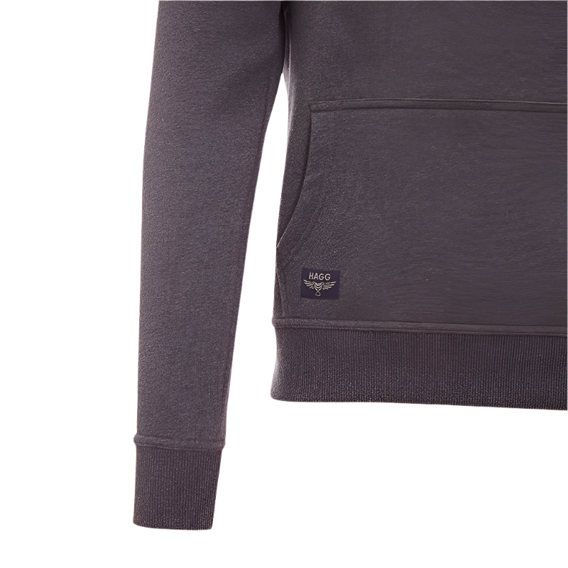Hagg - Sweat à capuche homme gris anthracite/ marine | - Ohlala