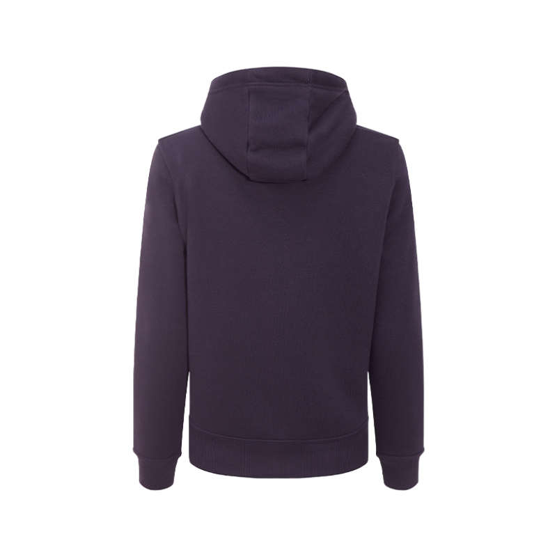 Hagg - Sweat à capuche femme marine/ orange | - Ohlala