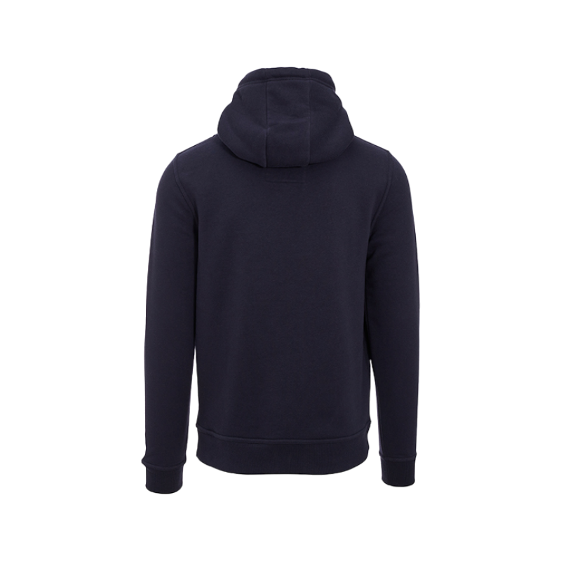 Hagg - Sweat à capuche homme marine/ jaune | - Ohlala