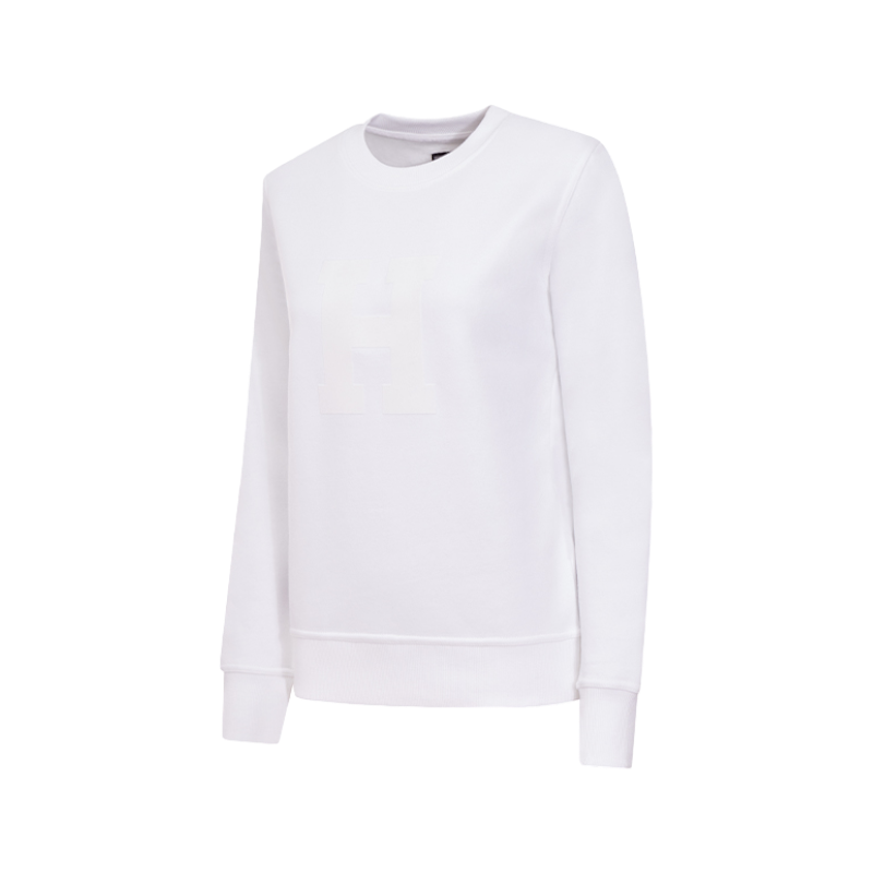 Hagg - Sweat col rond femme blanc | - Ohlala