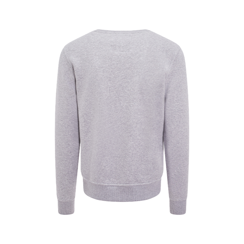 Hagg - Sweat col rond homme gris | - Ohlala