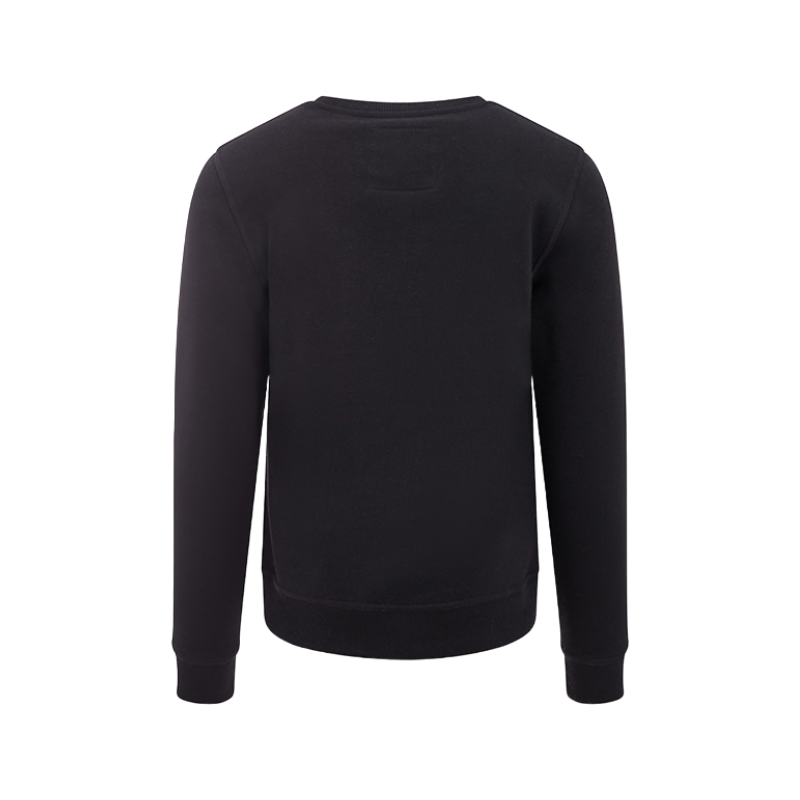 Hagg - Sweat col rond homme noir | - Ohlala