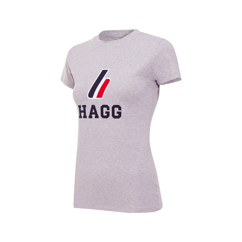 Hagg - T-shirt manches courtes femme gris | - Ohlala