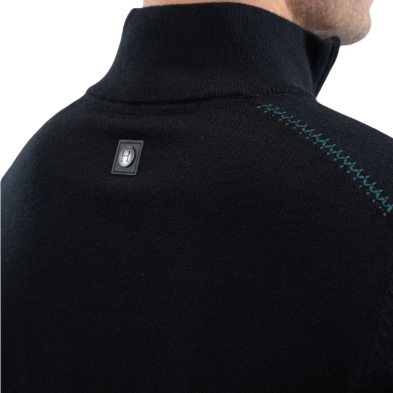 SG - Pull unisexe Halo noir | - Ohlala