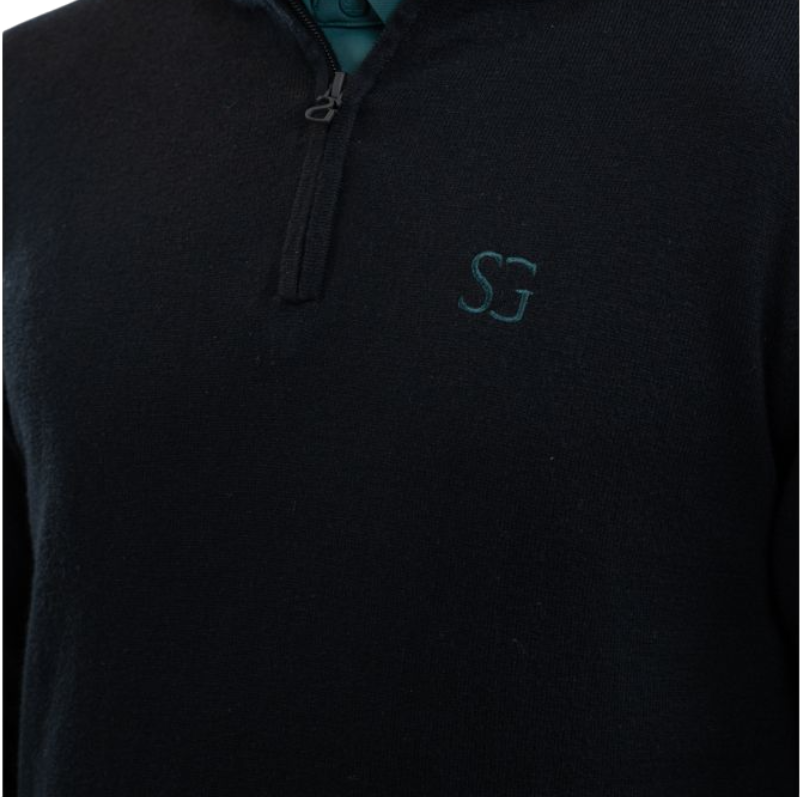 SG - Pull unisexe Halo noir | - Ohlala