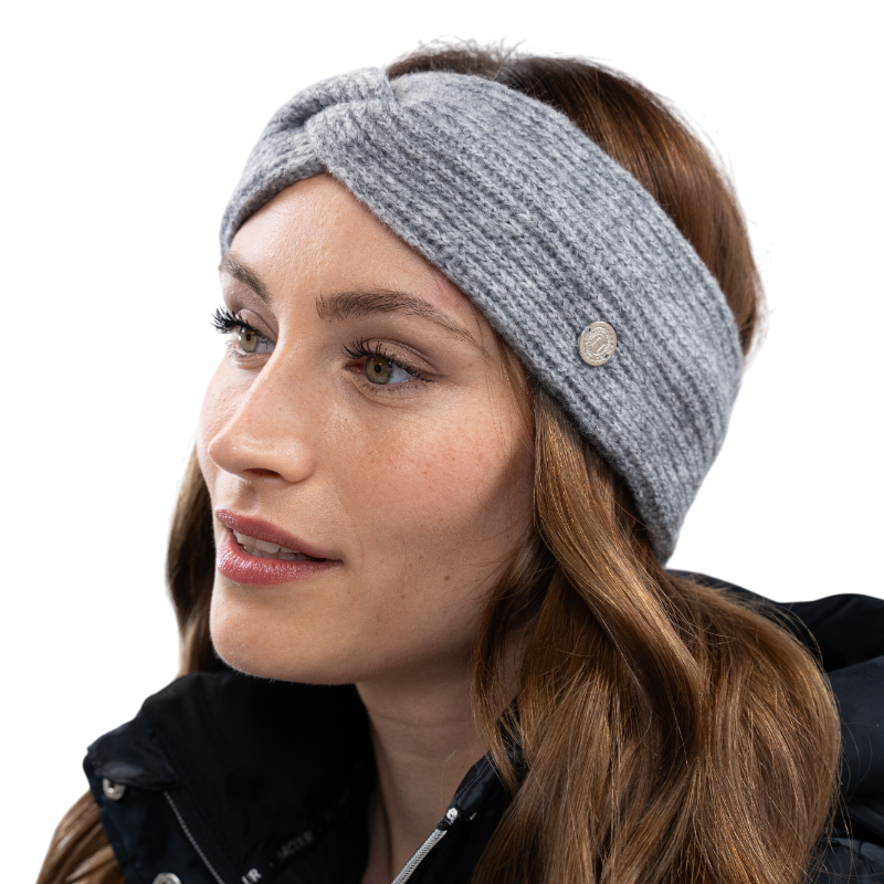 Harcour - Bandeau femme Ali gris chiné | - Ohlala