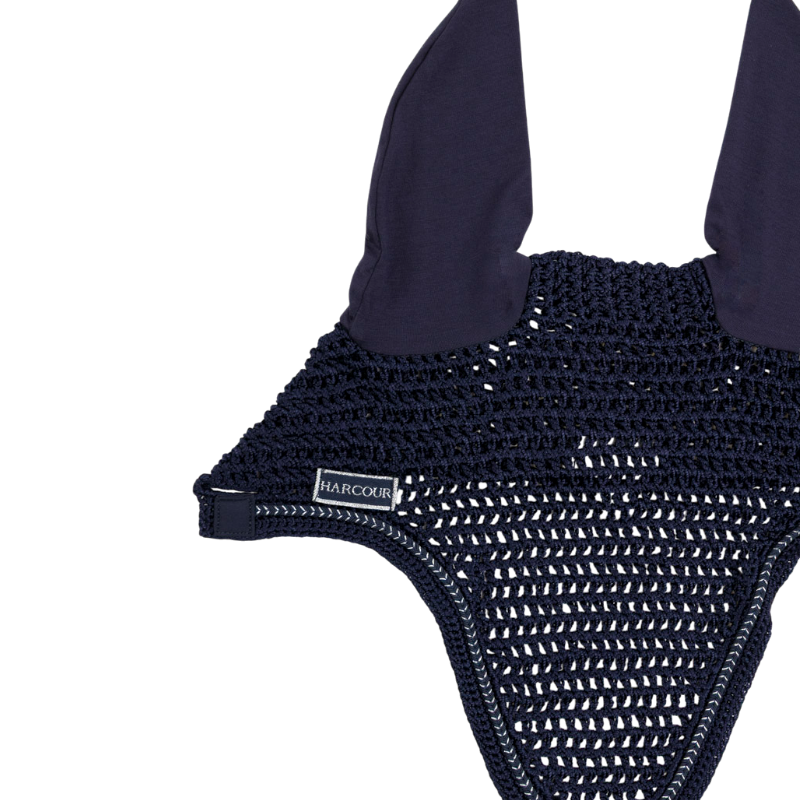 Harcour - Bonnet pour chevaux Aska marine | - Ohlala
