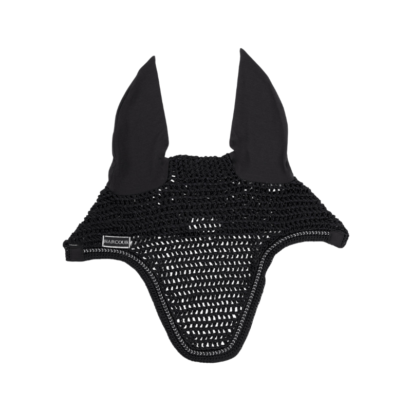 Harcour - Bonnet pour chevaux Aska noir | - Ohlala