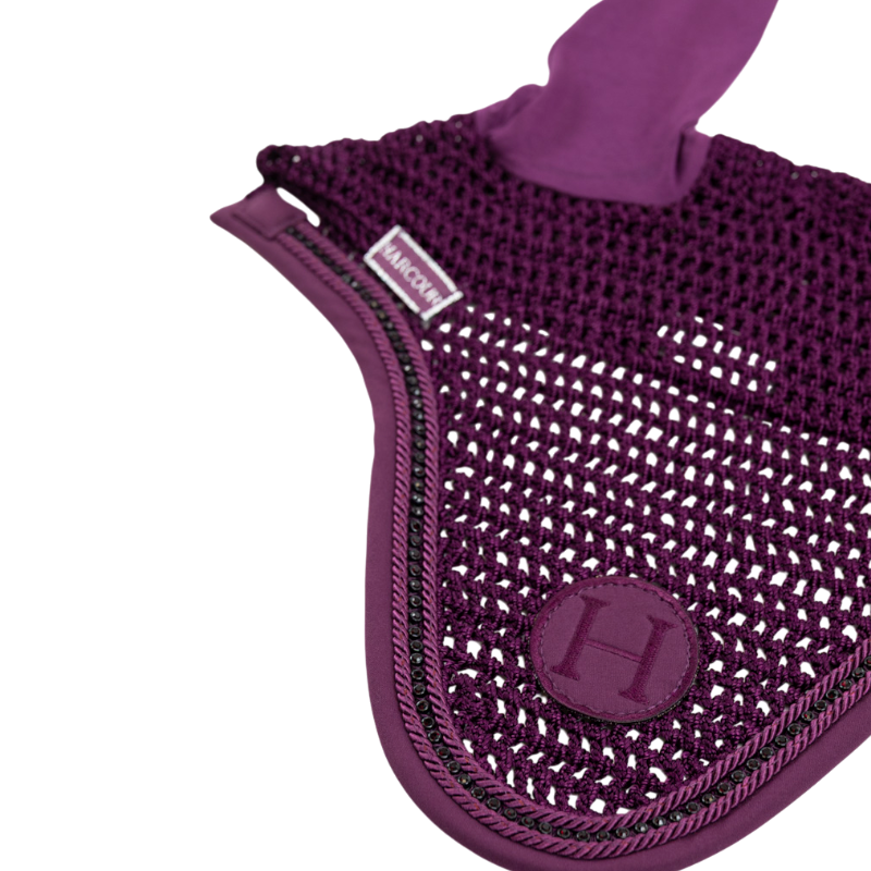 Harcour - Bonnet pour chevaux Fablir figue | - Ohlala