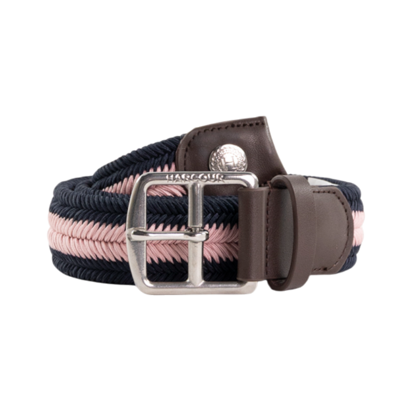 Harcour - Ceinture Bana marine/ pivoine | - Ohlala
