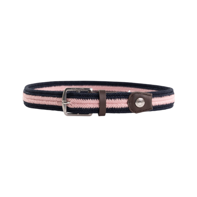 Harcour - Ceinture Bana marine/ pivoine | - Ohlala